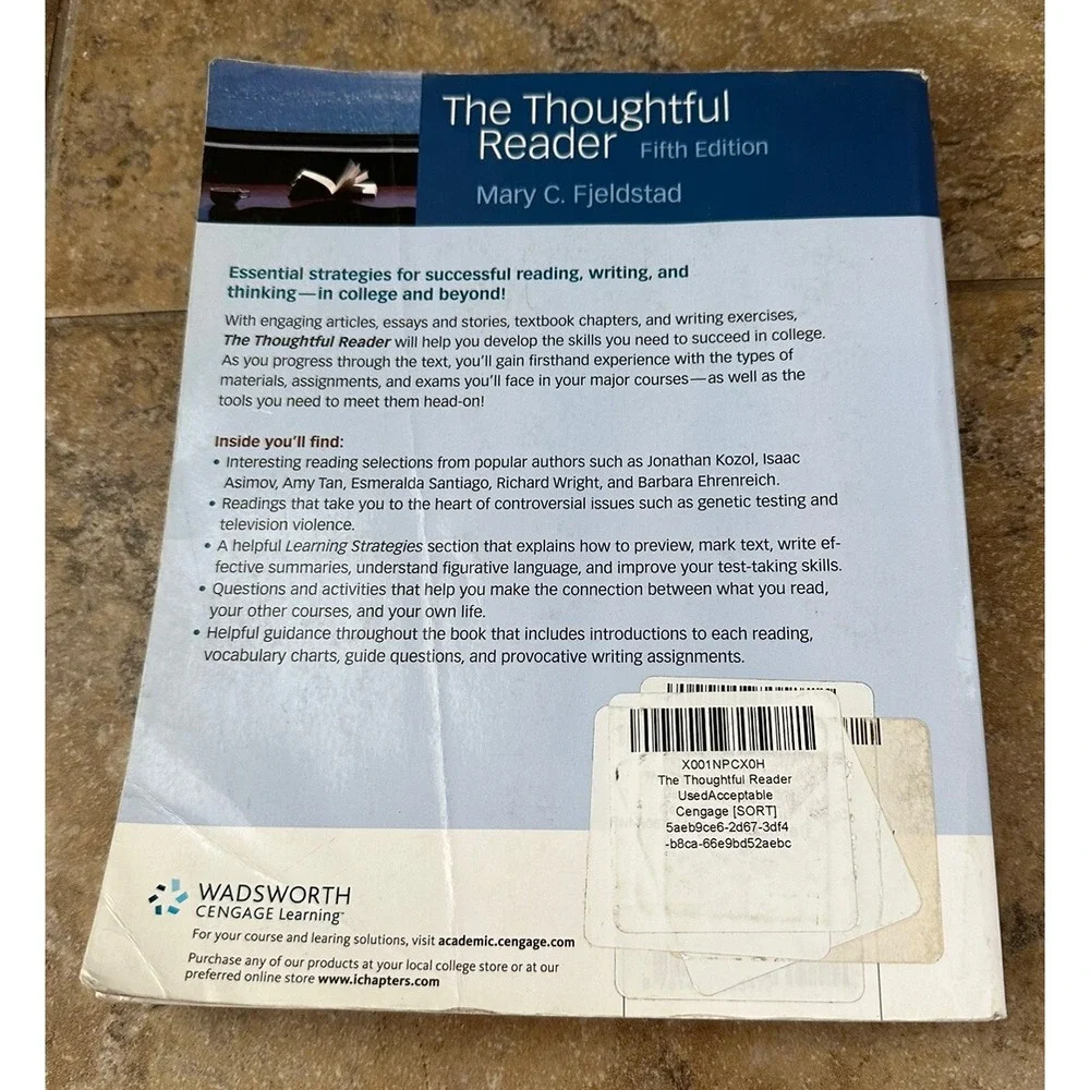 The Thoughtful Reader, Fifth Edition by Mary C. Fjeldstad